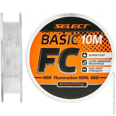  Select Tackles  Basic FC 10m 0.28mm 10lb/4.3kg (1013-1870.64.16)