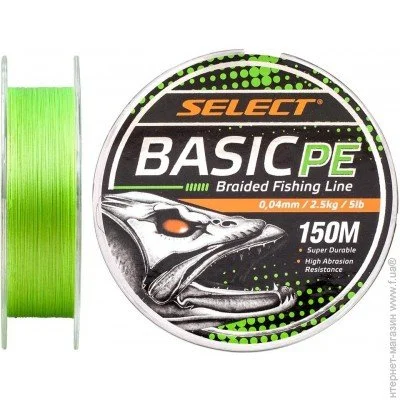 Select Tackles  Select Basic PE Light Green 150m 0.04mm 5lb/2.5kg (1870.19.50)