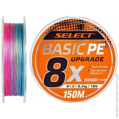Select Tackles  Select Basic PE 8X Multicolor 150m #1.5/0.18mm 22lb/10kg (1870.31.46)