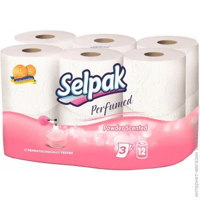   Selpak   Perfumed Powder Scented  12 .