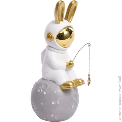 Декоративні фігурки і статуетки Sensio Статуетка Cosmic Catch 27х11х14 см білий із золотим Декоративні фігурки і статуетки Sensio Статуетка Cosmic Catch 27х11х14 см білий із золотим