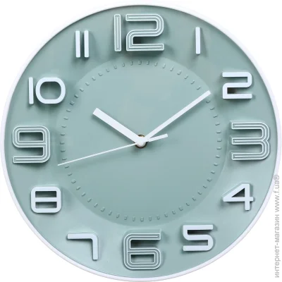 Годинник настінний класичні Sensio Годинник настінні Pastel Collection 28x28x3,9 см зелений — механізм кварцовий (електронний) — живлення батарейки Годинник настінний класичні Sensio Годинник настінні Pastel Collection 28x28x3,9 см зелений — механізм кварцовий (електронний) — живлення батарейки