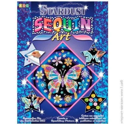 Sequin Art Stardust. Butterfly (SA1012)