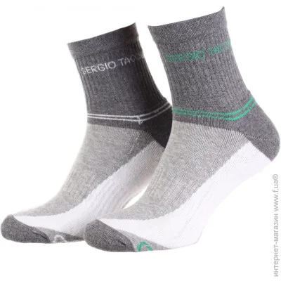 Sergio Tacchini  2-pack 36-40 white/gray/green 13150661-2