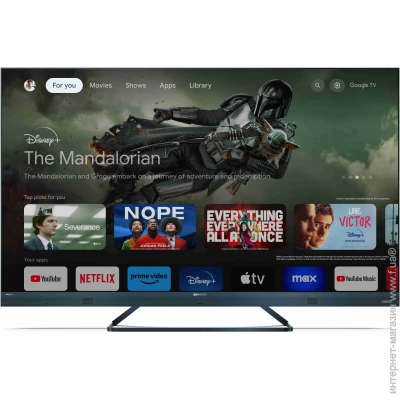  Sharp 50 " 4T-C50FQ5EM2AG Black