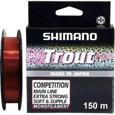  Shimano Trout Competition Mono 150m 0.12mm 1.29kg Red (2266.31.88)