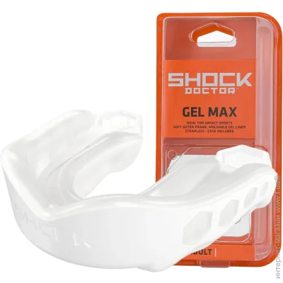 Shock Doctor  Gel Max  (  10.) White (art. 6150-TC-YTR)