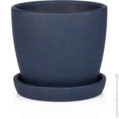 Shynkar Горшок керамический Shynkar&KO Сонет жемчуг круглый 2 л синий Shynkar Горшок керамический Shynkar&KO Сонет жемчуг круглый 2 л синий