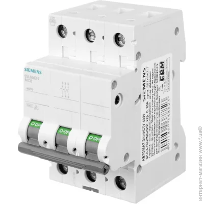 Siemens   3p C 63A 6 400V 5SL6363-7