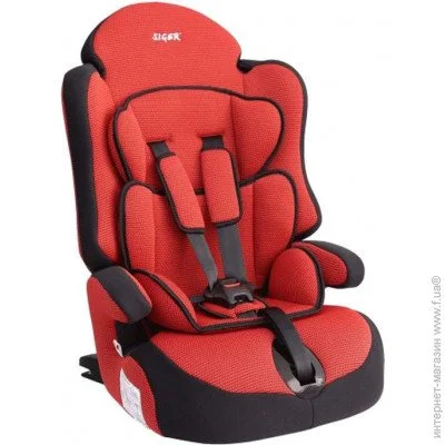  Siger  Isofix Red Black (KRES0146)  1/2/3 (9-36 )
