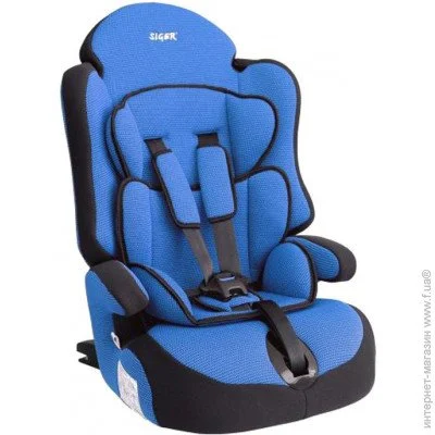  Siger  Isofix Blue Black (KRES0149)  1/2/3 (9-36 )