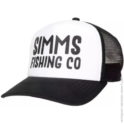 Simms  Throwback Trucker Black/White (1102-13448-157-00)