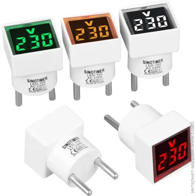 Sinotimer   LED-102,   50-380V, White, 303052
