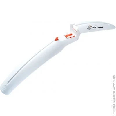  SKS Shockboard, front, 26" white (SK10343)
