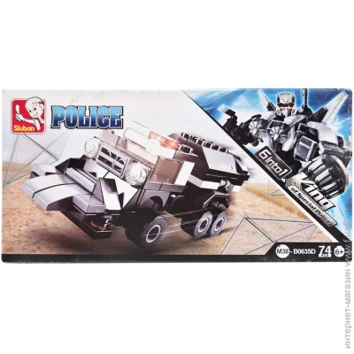  Sluban     Police M38-B0635-4, 74  74 .