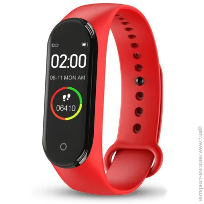 Գ- Smart Band Գ   Band M4 (Red) (sw013)