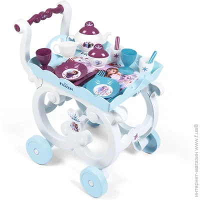 Игровой магазин Smoby Тележка Фроузен 2 со съемным подносом 310517 Игровой магазин Smoby Тележка Фроузен 2 со съемным подносом 310517