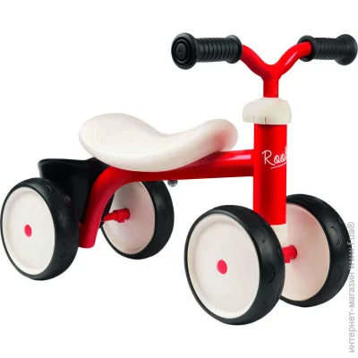Біговел Беговел Smoby металевий, чотириколісний Червоний (721400) Біговел Беговел Smoby металевий, чотириколісний Червоний (721400)