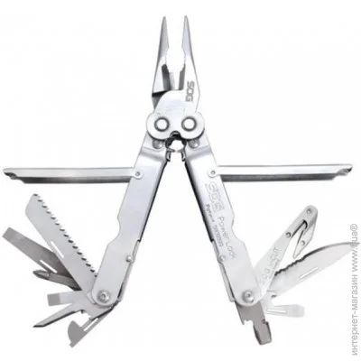 SOG  PowerLock w/V-Cutter (1033-S62N-CP) (1033-SOG S62N-CP)