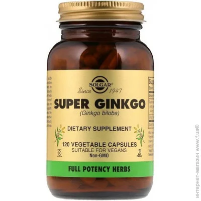   Solgar FP Super Ginkgo 120 Veg Caps (000004889)