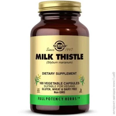   Solgar Milk Thistle 100 Veg Caps (000014475)