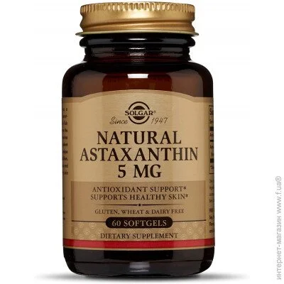   Solgar   Natural Astaxanthin 60  (4384302800)