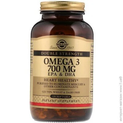   Solgar Omega-3 700 mg EPA & DHA 120 Softgels (000004944)