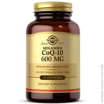     Solgar Megasorb CoQ-10 600 mg, 30 