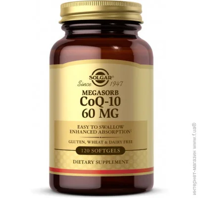     Solgar Megasorb CoQ-10 60 mg, 120 