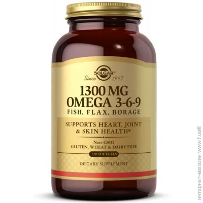     Solgar Omega 3-6-9 1300 mg, 120 