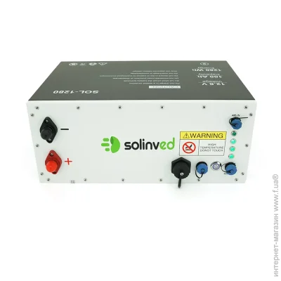    Solinved 12.8V/100Ah LiFePO4 Black