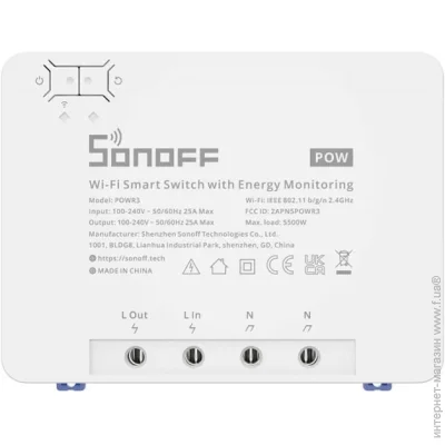  1- Wi-Fi  Sonoff POWR3