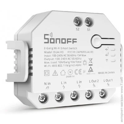 - Sonoff Wi-Fi       (DUALR3)