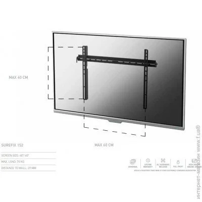   Sonorous 40 - 65 " SUREFIX 152