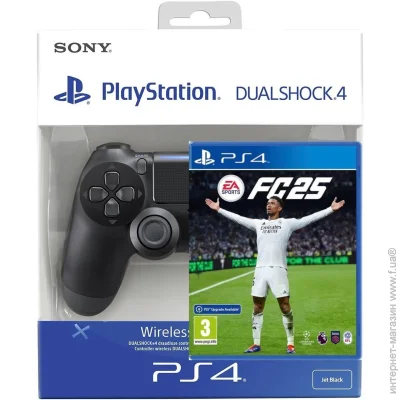 Sony  EA SPORTS FC 25 ( ) (PS4) +   Sony DualShock 4 Version 2 (black) (41450)