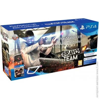  Sony PS4 Bravo Team  VR,   + Aim Controller
