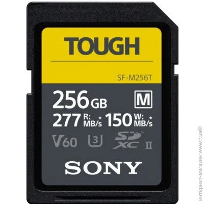  ' Sony 256 GB SDXC UHS-II U3 V60 TOUGH (SFM256T.SYM)