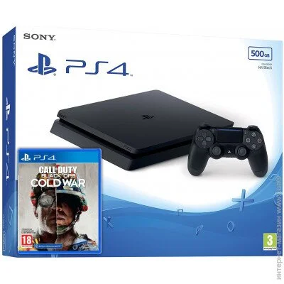   Sony Playstation 4 Slim 500Gb +  Call of Duty: Black Ops Cold War ( ) (35301)