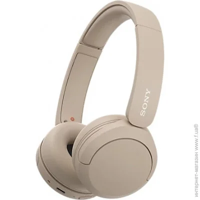 Sony  On-ear BT 5.2 SBC AAC Wireless Mic beige (WHCH520C.CE7)