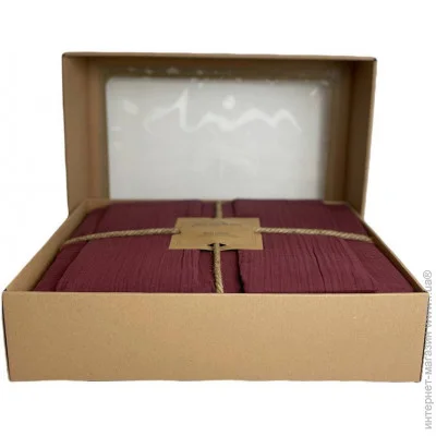    Soundsleep      Muslin Burgundy  (2251736450012)
