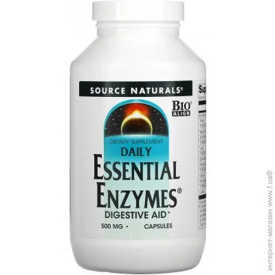    Source Naturals Daily Essential Enzymes 500 mg, 120 