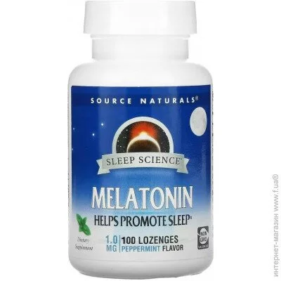     Source Naturals Melatonin 1mg Sleep Science, 100  