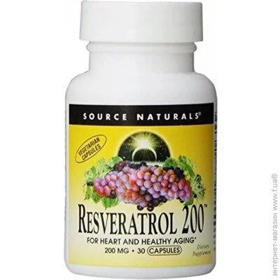     Source Naturals Resveratrol 200 mg, 30 