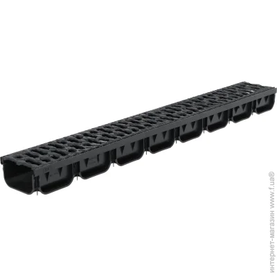 Набір S`Park Жолоб пластиковий ЛВ-10.14.07-ПП з чавунною решіткою Набір S`Park Жолоб пластиковий ЛВ-10.14.07-ПП з чавунною решіткою