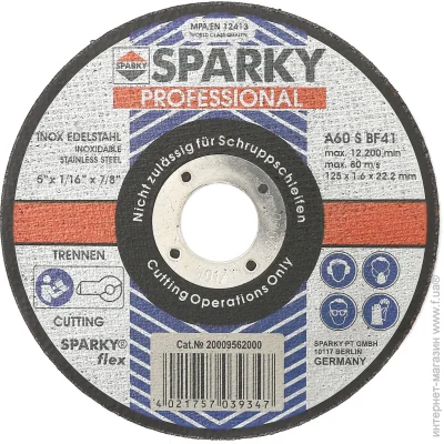     Sparky 125x1,6x22,2  20536393