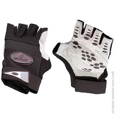    Spartan Sport Rkawice fitness Spartan szaro - czarne XXL (9001741252056)