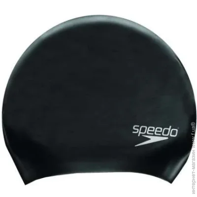    Speedo LONG HAIR CAP AU BLACK (8-061680001-OSFM)