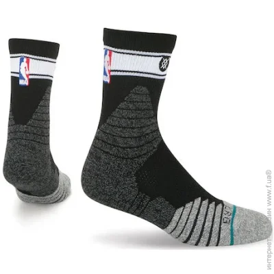  Stance Bold Stripe Nba Court (M359D6QTBS-BLK-46-50)