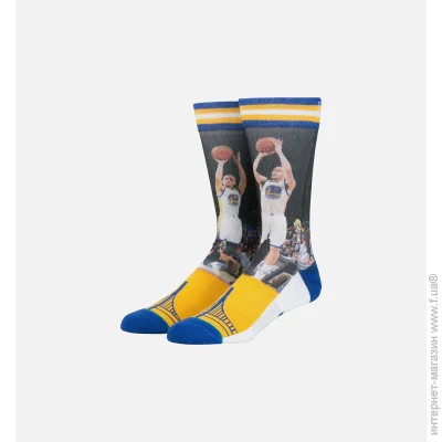  Stance Curry/Thompson Crew Socks (M528D15CTH-BLU-42-46)