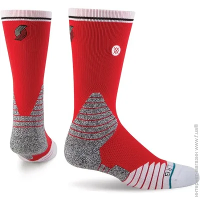  Stance Logo Crew Blazers (M559C5LCBL-RED-46-50)